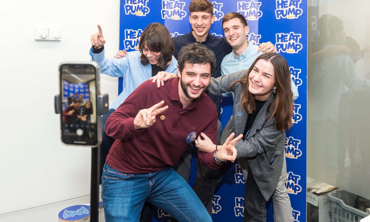Group taking a picture together